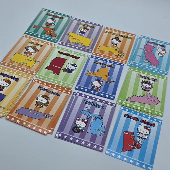 Sanrio Hello Kitty America The Beautiful State Card Upper Deck Trading Cards - Picture 2 of 4